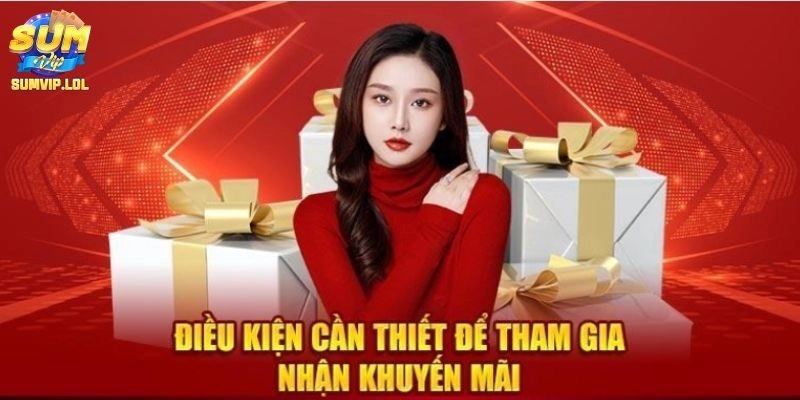 Điều kiện để tận hưởng khuyến mãi SUMVIP dễ dàng